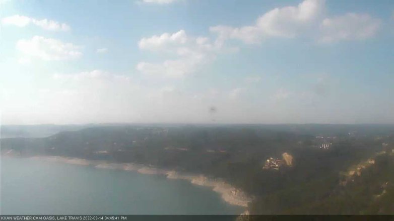 Lake Travis webcam, September 14, 2022 4:45 PM CT