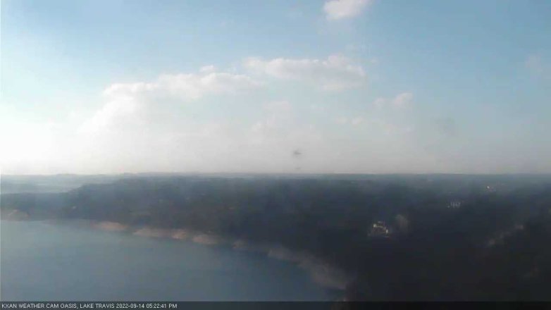 Lake Travis webcam, September 14, 2022 5:25 PM CT