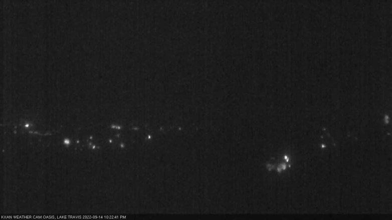 Lake Travis webcam, September 14, 2022 10:25 PM CT