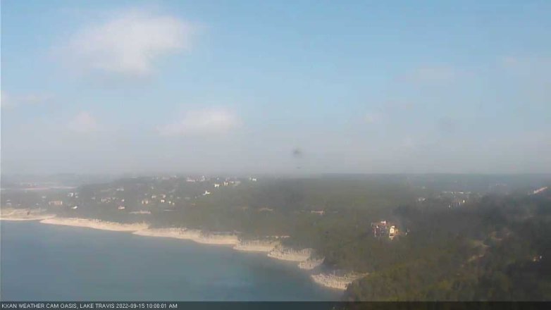 Lake Travis webcam, September 15, 2022 10:00 AM CT