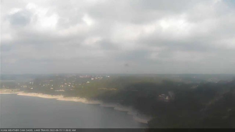 Lake Travis webcam, September 15, 2022 11:00 AM CT