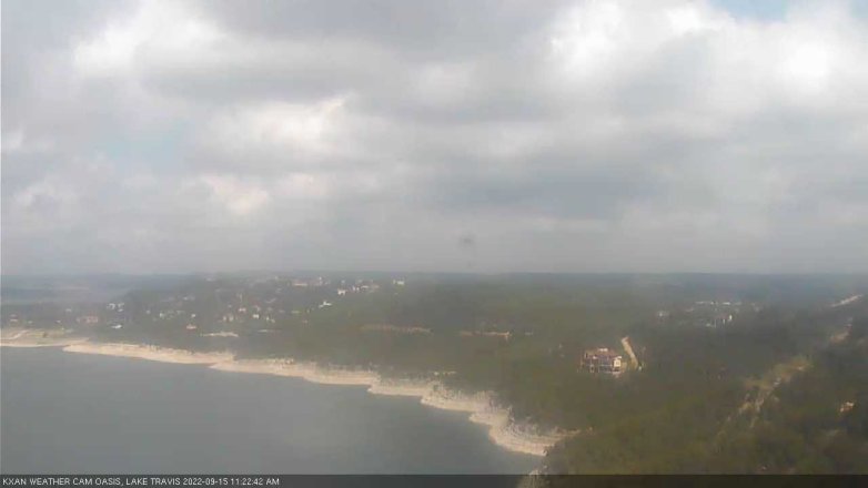 Lake Travis webcam, September 15, 2022 11:25 AM CT