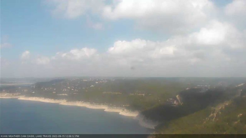 Lake Travis webcam, September 15, 2022 12:00 PM CT