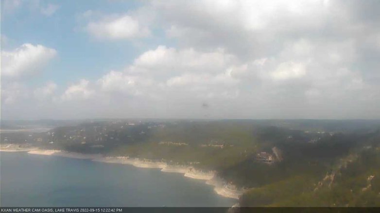 Lake Travis webcam, September 15, 2022 12:25 PM CT