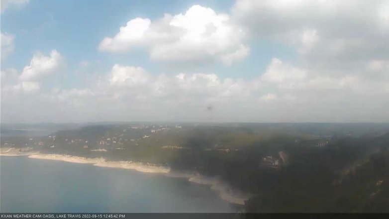 Lake Travis webcam, September 15, 2022 12:45 PM CT