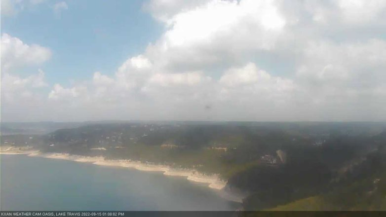 Lake Travis webcam, September 15, 2022 1:00 PM CT