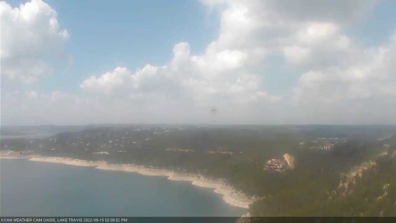 Lake Travis webcam, September 15, 2022 2:00 PM CT