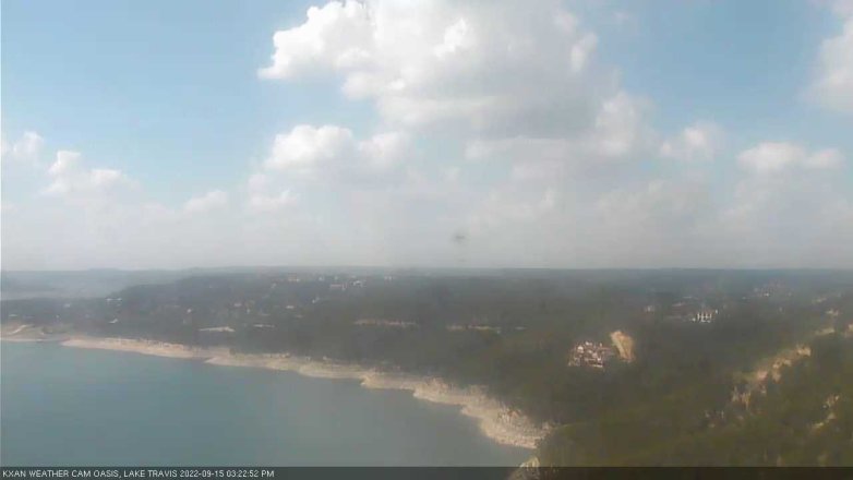 Lake Travis webcam, September 15, 2022 3:25 PM CT