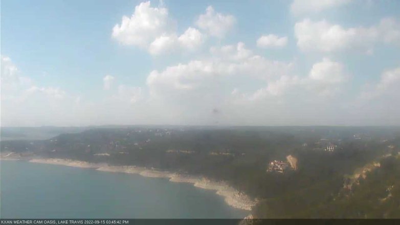Lake Travis webcam, September 15, 2022 3:45 PM CT