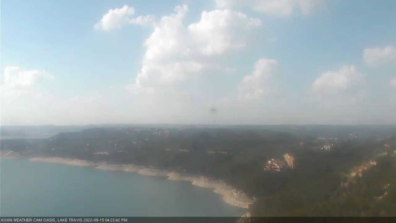 Lake Travis webcam, September 15, 2022 4:25 PM CT