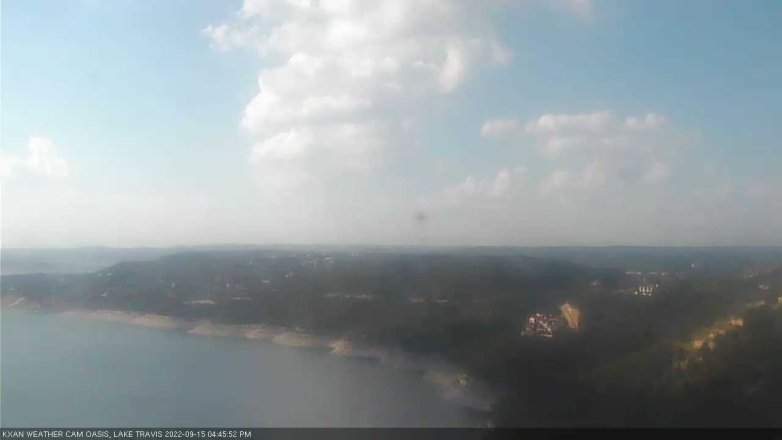 Lake Travis webcam, September 15, 2022 4:45 PM CT