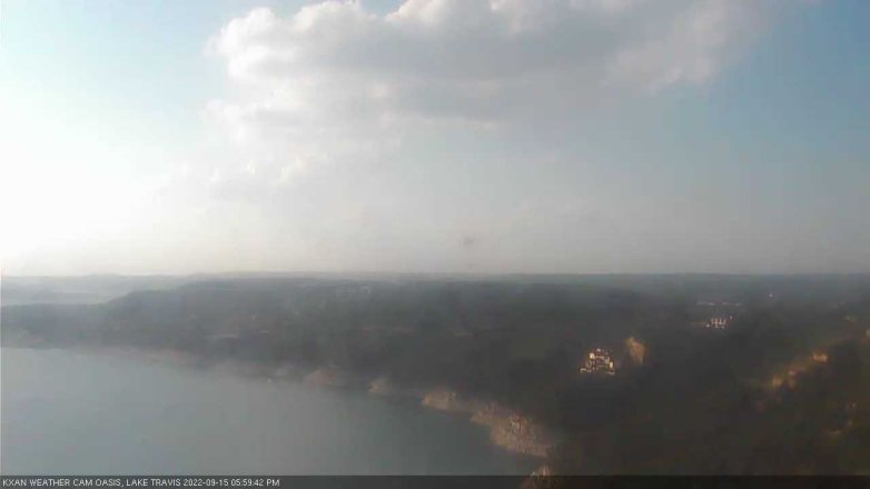 Lake Travis webcam, September 15, 2022 6:00 PM CT