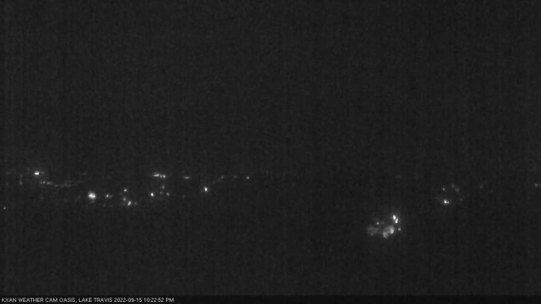 Lake Travis webcam, September 15, 2022 10:25 PM CT