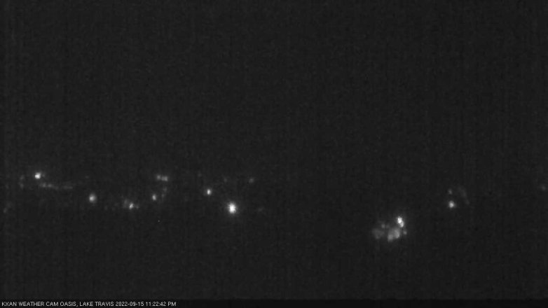 Lake Travis webcam, September 15, 2022 11:25 PM CT