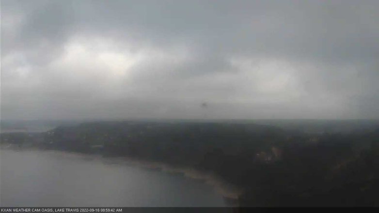 Lake Travis webcam, September 16, 2022 9:00 AM CT
