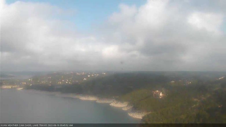 Lake Travis webcam, September 16, 2022 9:45 AM CT
