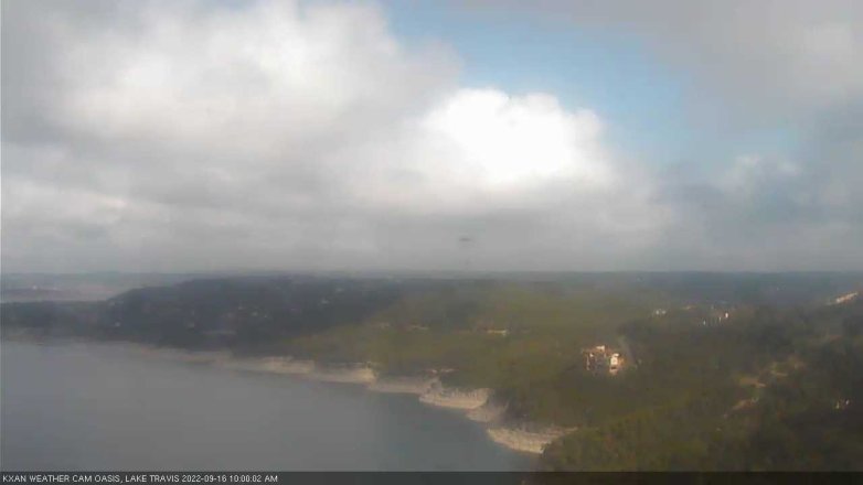 Lake Travis webcam, September 16, 2022 10:00 AM CT