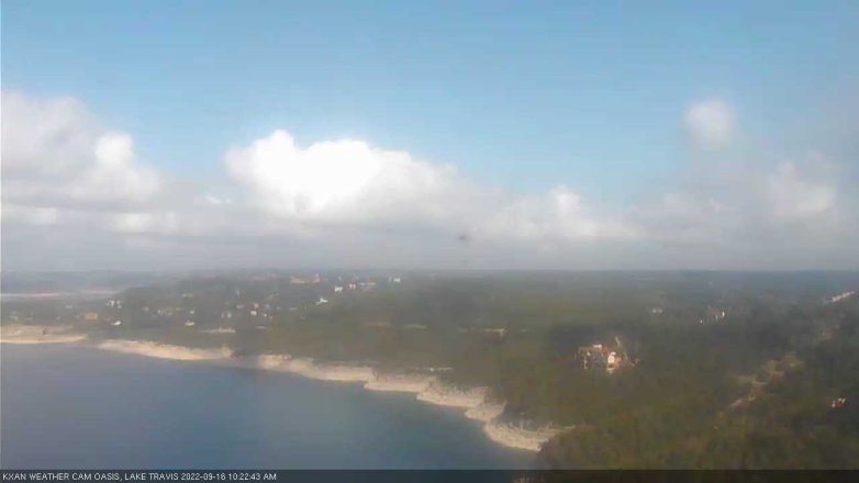 Lake Travis webcam, September 16, 2022 10:25 AM CT