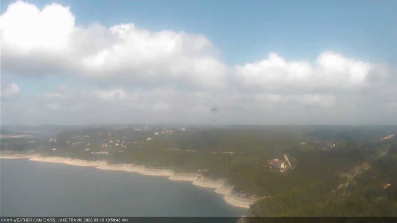 Lake Travis webcam, September 16, 2022 11:00 AM CT