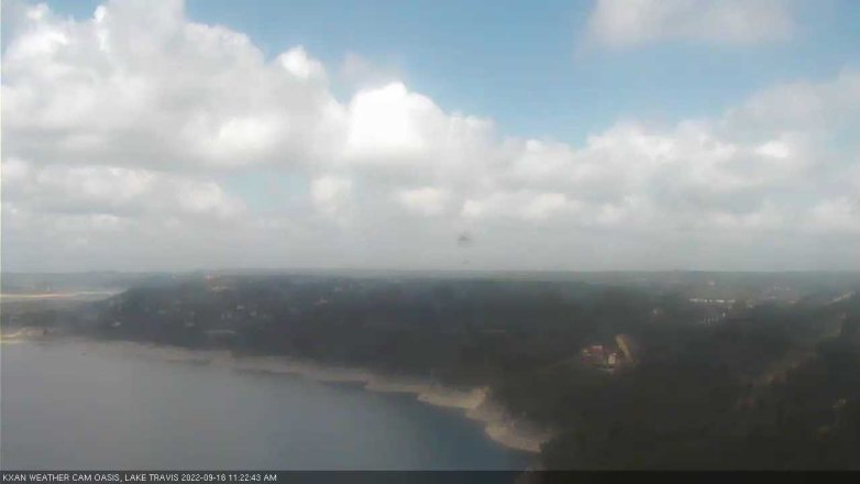Lake Travis webcam, September 16, 2022 11:25 AM CT