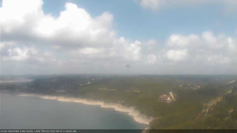 Lake Travis webcam, September 16, 2022 11:45 AM CT