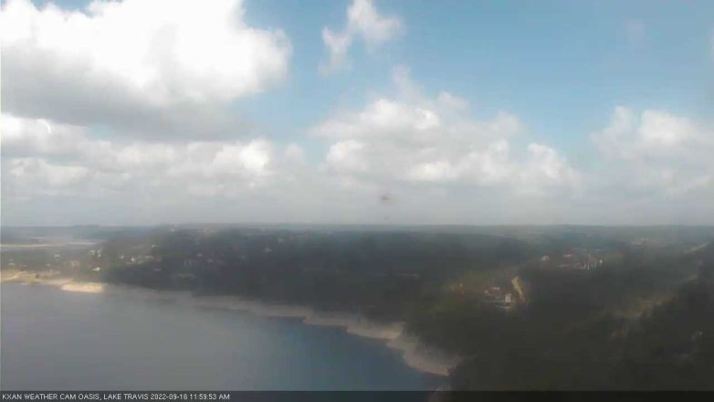 Lake Travis webcam, September 16, 2022 12:00 PM CT
