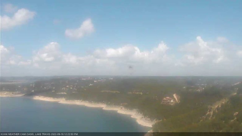 Lake Travis webcam, September 16, 2022 12:25 PM CT