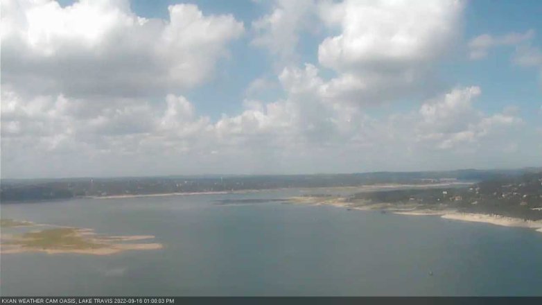 Lake Travis webcam, September 16, 2022 1:00 PM CT