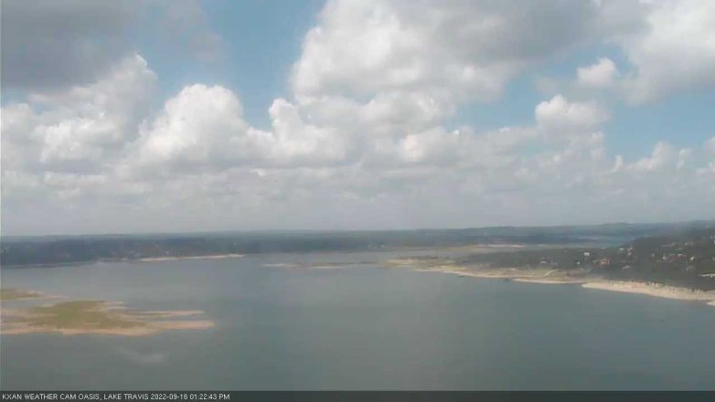 Lake Travis webcam, September 16, 2022 1:25 PM CT