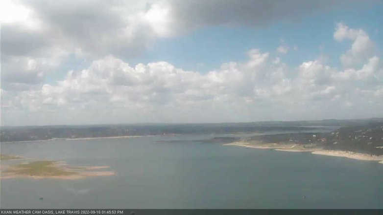 Lake Travis webcam, September 16, 2022 1:45 PM CT