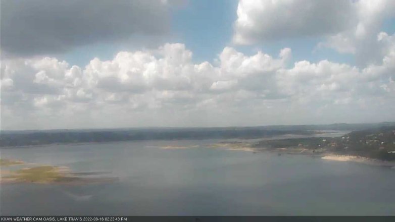 Lake Travis webcam, September 16, 2022 2:25 PM CT