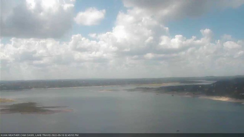 Lake Travis webcam, September 16, 2022 2:45 PM CT