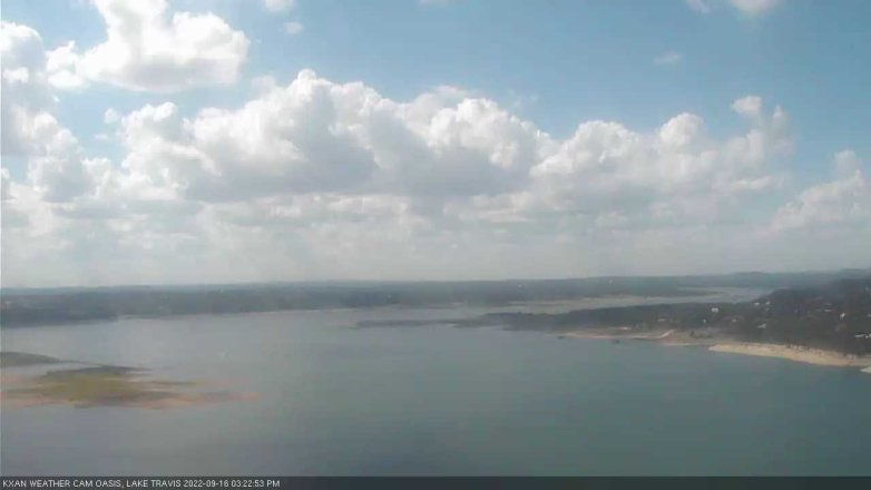 Lake Travis webcam, September 16, 2022 3:25 PM CT