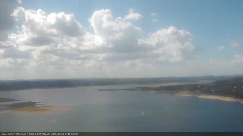 Lake Travis webcam, September 16, 2022 3:45 PM CT