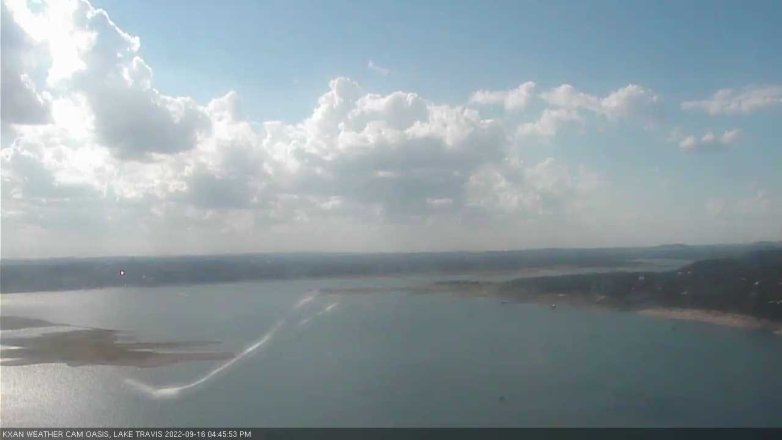 Lake Travis webcam, September 16, 2022 4:45 PM CT