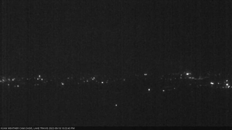 Lake Travis webcam, September 16, 2022 10:25 PM CT