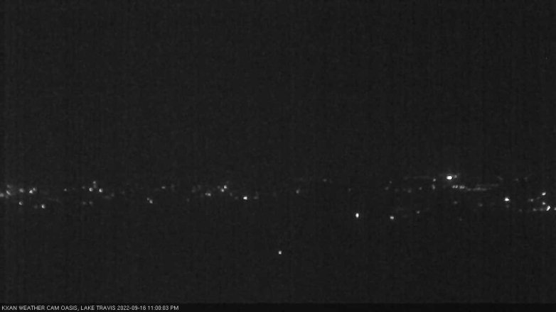 Lake Travis webcam, September 16, 2022 11:00 PM CT