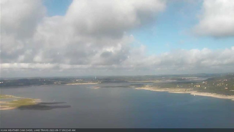 Lake Travis webcam, September 17, 2022 9:25 AM CT
