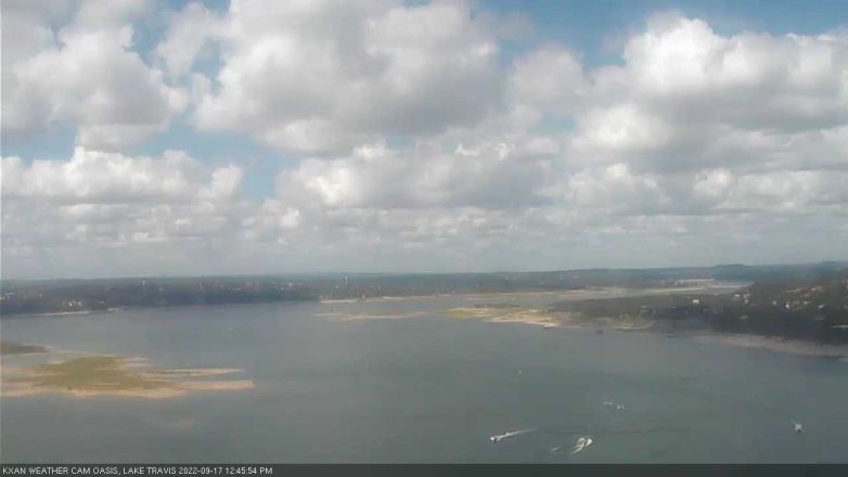Lake Travis webcam, September 17, 2022 12:45 PM CT