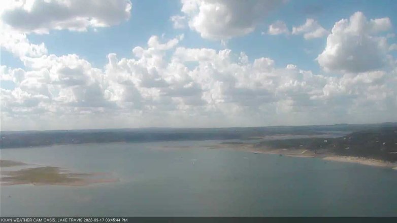 Lake Travis webcam, September 17, 2022 3:45 PM CT