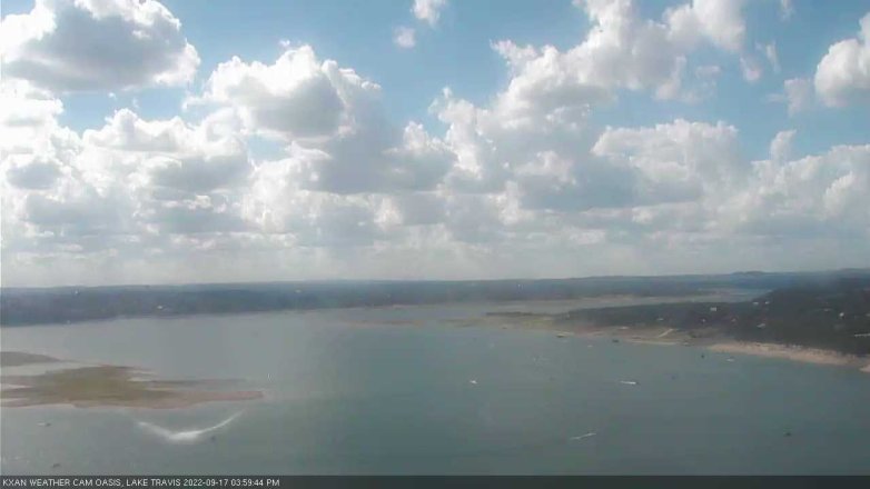 Lake Travis webcam, September 17, 2022 4:00 PM CT