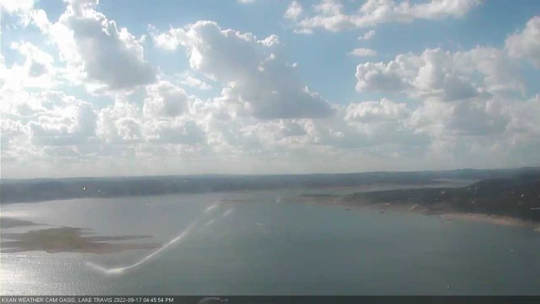 Lake Travis webcam, September 17, 2022 4:45 PM CT