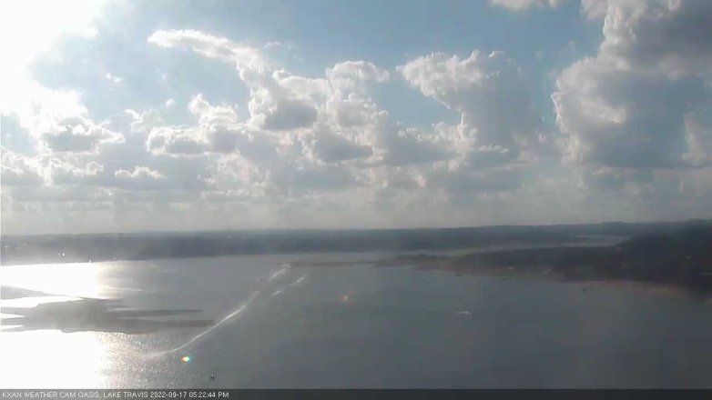 Lake Travis webcam, September 17, 2022 5:25 PM CT