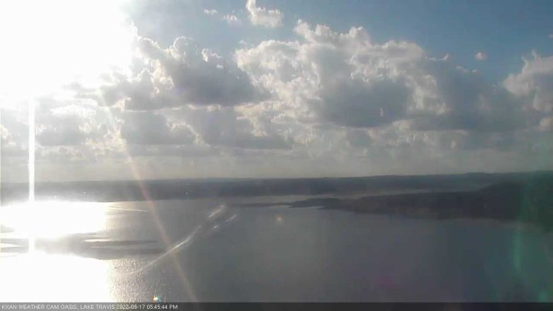 Lake Travis webcam, September 17, 2022 5:45 PM CT