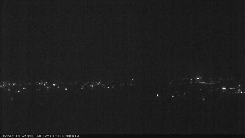 Lake Travis webcam, September 17, 2022 9:00 PM CT