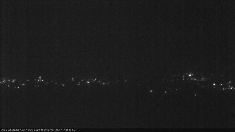 Lake Travis webcam, September 17, 2022 11:00 PM CT