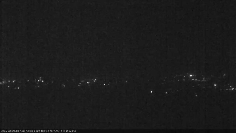 Lake Travis webcam, September 17, 2022 11:45 PM CT