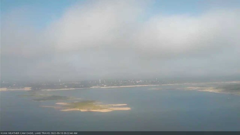 Lake Travis webcam, September 18, 2022 9:25 AM CT