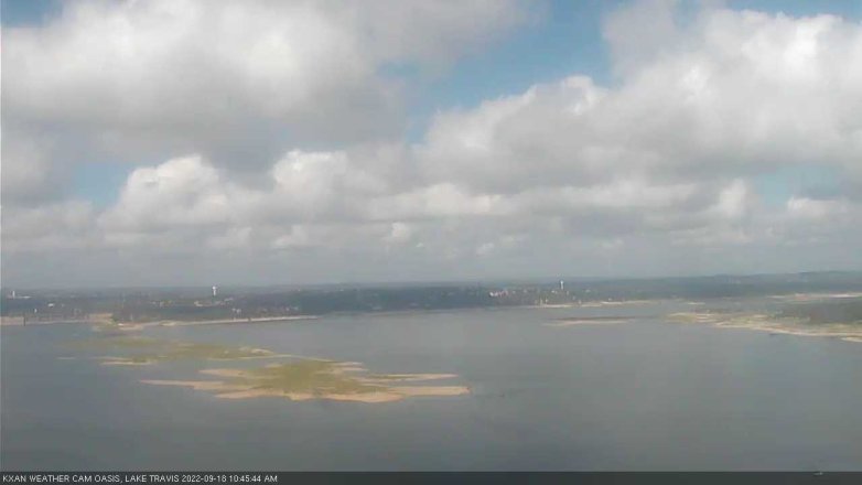 Lake Travis webcam, September 18, 2022 10:45 AM CT