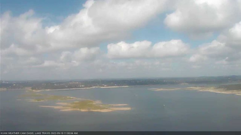 Lake Travis webcam, September 18, 2022 11:00 AM CT